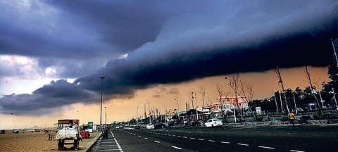 The daytime cloud cover  helped reduce the maximum temperature  D Sampathkumar