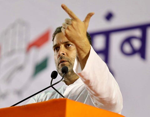 Congress president Rahul Gandhi  (Twitter Photo | @INCIndia)