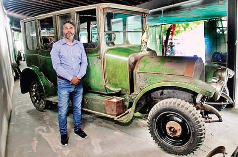 Author Mohammed Luqman Ali Khan tracked down this Bentley that belonged to present Nizam Mukarram Jah and his father Azam Jah Bahadur, Prince of Berar.