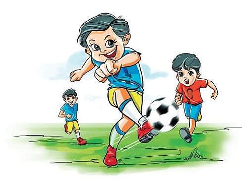 A high range kick off