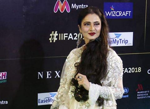 Rekha at the IIFA awards red carpet | AP