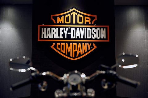 A Harley-Davidson bike is displayed in their office in Singapore October 13, 2016. | Reuters