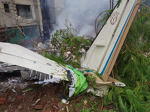 The VT-UPZ, KING AIR C90 plane was on a test flight from Juhu aerodrome, official sources have said. | Express Photo Services