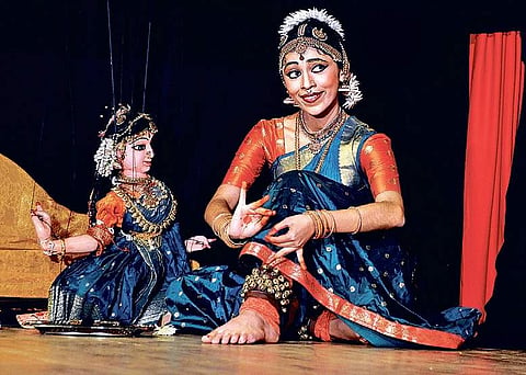 Divya Hoskere’s dance synchronises with the puppet’s movements