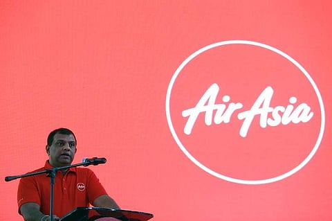 AirAsia Group CEO Tony Fernandes speaks during a news conference at AirAsia headquarters in Sepang. | Reuters