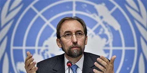 UN rights chief Zeid Ra'ad Al Hussein | AFP