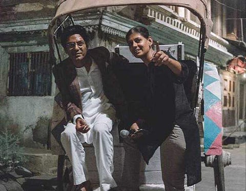 Nawazuddin Siddiqui and Nandita Das in the sets of 'Manto' | IMDB