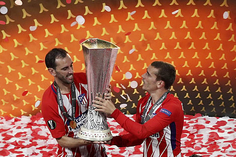 Antoine Griezmann will be up against his Atletico Madrid captain Diego Godin when France meet Uruguay (File Photo | AP)