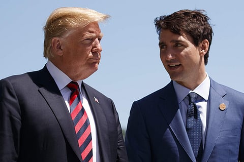 Donald Trump and Justin Trudeau (File photo | AP)