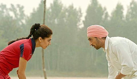 Diljit Dosanjh and Taapsee Pannu play the lead roles in Soorma. (Photo | YouTube Screengrab)