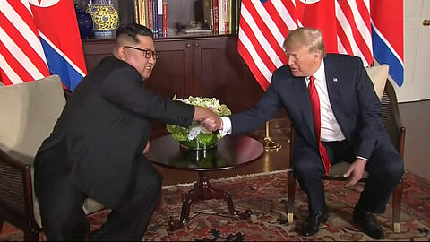 U.S. President Donald Trump and North Korean leader Kim Jong Un. (Photo | AP)
