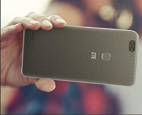 Chinese smartphone ZTE ( Photo | twitter @zteusa