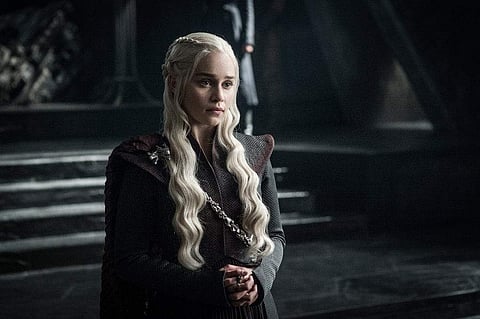 Emilia Clarke in 'Game of Thrones'.