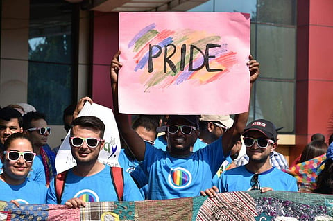 File Image of a Gay Pride March for representational purposes. | Express Photo Services