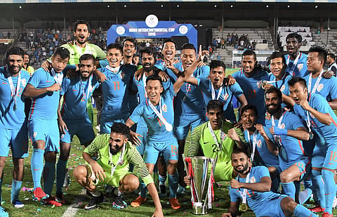 Indian football team (File Photo | PTI)