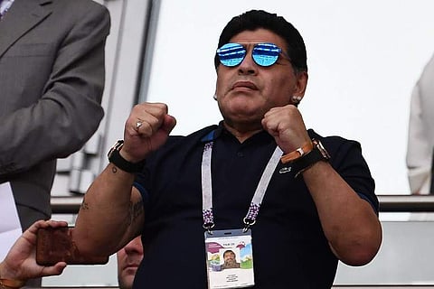Argentina football legend Diego Maradona (File | AFP)