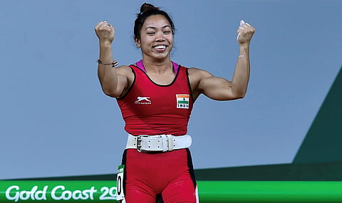 India's star weightlifter Mirabai Chanu (File | PTI)
