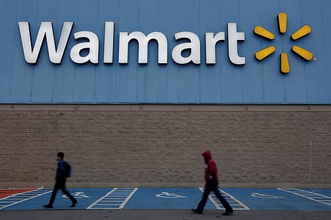 The logo of Walmart used for representation. (Photo | Reuters)