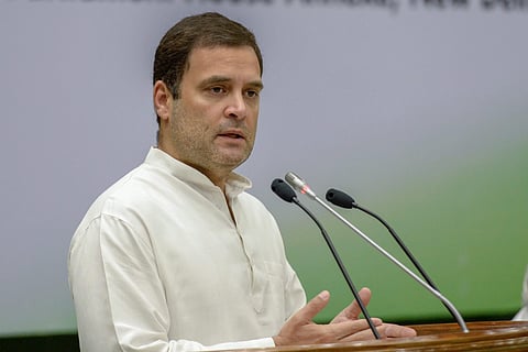 Congress chief Rahul Gandhi (File photo | PTI)