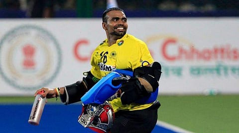 India hockey captain PR Sreejesh (Photo | Hockey India Twitter)