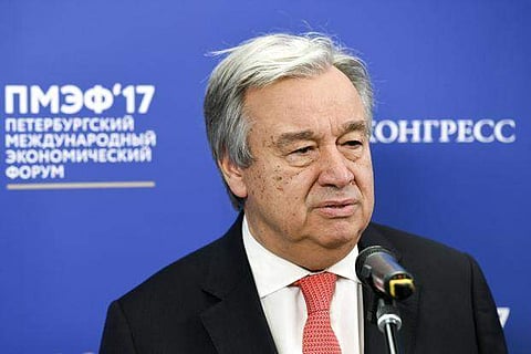 United Nations secretary general Antonio Guterres (File Photo | AP)