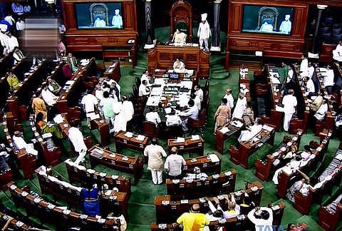 A view of the Lok Sabha during the Monsoon session. (Photo: File/PTI)