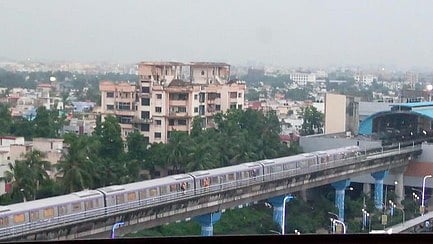 Most of the work in the 16.5 km second metro line of Kolkata from Salt Lake Sector V to Howrah Maidan has been completed, including the underwater tunnel connecting Howrah and Kolkata cities.  (Photo | EPS)