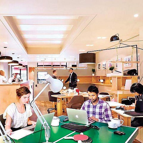 Co-working space.
