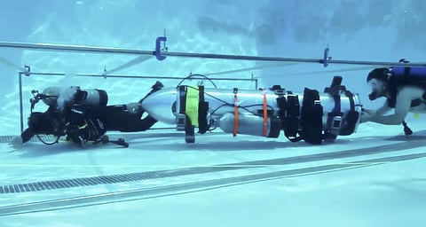 Musk proposes mini-submarine to save Thai cave boys; releases video of testing
