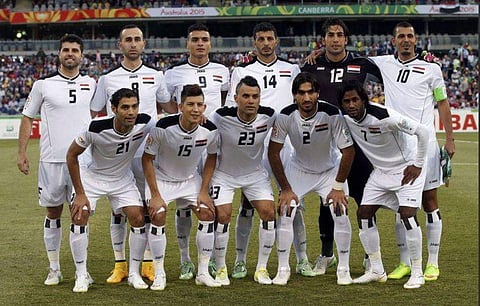 Iraq national football team (Photo | Twitter/@Baz4peace)
