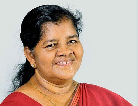 Kerala Minister for Cashew Development J Mercykutty Amma (Facebook photo)