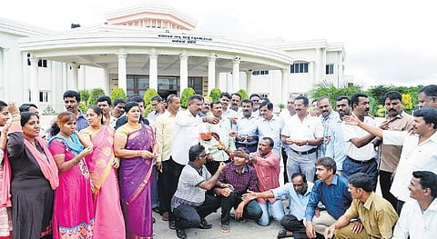 KSOU staff rejoice after getting recognition. For several students, however, the  situation is still that of uncertainity since their degrees are not yet considered valid
