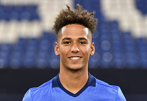 In this July 12, 2017 file photo, Schalke's Thilo Kehrer poses during a team presentation of Bundesliga soccer club FC Schalke 04 for the new season at the Veltins-Arena in Gelsenkirchen, Germany.  | AP
