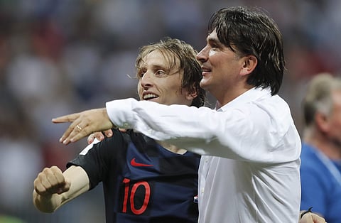 Croatia head coach Zlatko Dalic with his captain Luka Modric (File | AP)