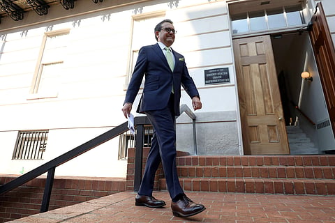 Mexico's Economy Minister Ildefonso Guajardo arrives at the U.S. Trade Representative's office in Washington. (Photo: Reuters)