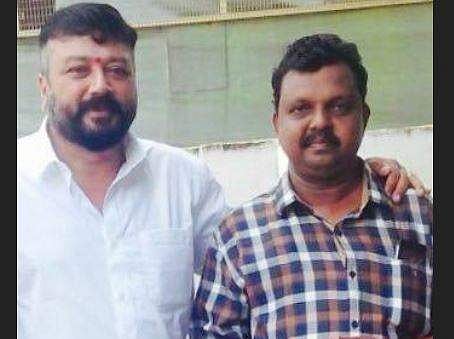 Actor Jayaram with director KK Haridas. (Photo | Facebook)