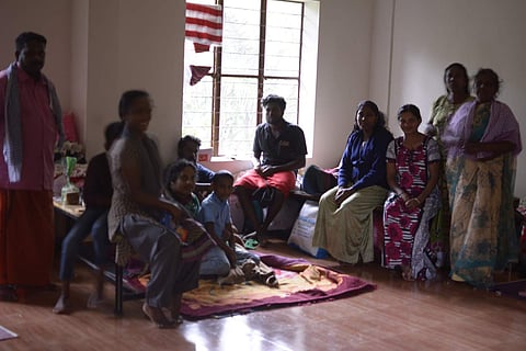 Relief camp at Pulinjal Govt High School in Wayanad. (File | EPS)