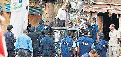 A  three tier security cover had already been deployed in the premises of Cherlapally Central Prison, where a special court would pronounce the verdict on Monday. (Photo | EPS)