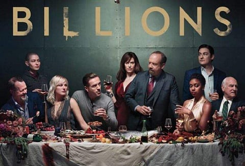 Poster of 'Billions'.