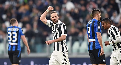 Juventus' Gonzalo Higuain moved to AC Milan. (File Photo | AP)