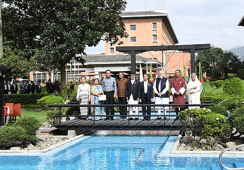 Wold leaders during BIMSTEC  in Kathmandu. (Photo: Twitter)
