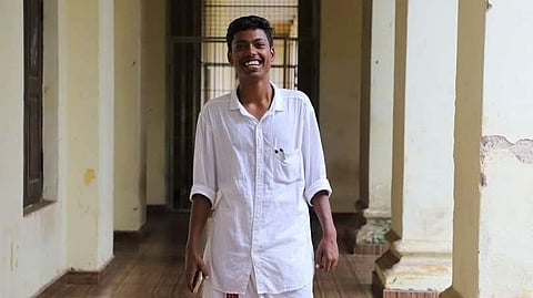 Slained Maharajas College SFI leader Abhimanyu. 