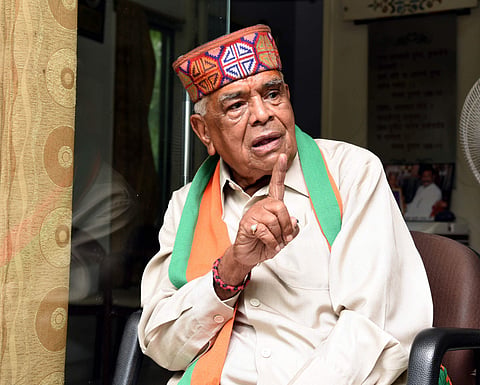 Former Madhya Pradesh Chief Minister Babulal Gaur. | EPS)