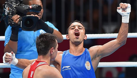 Amit Panghal became only the eighth Indian boxer ever to claim a gold medal at the Asian Games | PTI