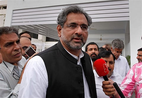 Pakistan's former Prime Minister Shahid Khaqan Abbasi (Photo | AP)