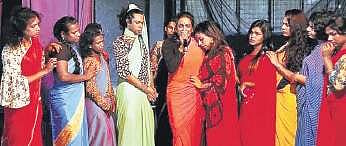 A scene from  the play Parayan Maranna Kadhakal