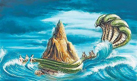 Churning of the Ocean