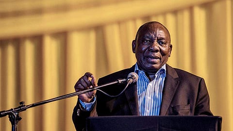 South African President Cyril Ramaphosa (Photo | File/AFP)