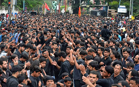 BENGALURU: Muharram is one of the four sacred months for Muslims, when Imam Hussain Ali, the grandson of the Prophet Muhammad got killed. (Photo | Pushkar V/ EPS)