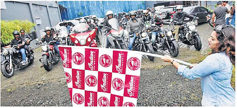 Bikers’ rally for girl child’s education flags off from Kundannoor